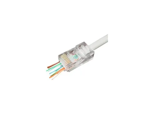 Коннектор Cablexpert RJ45 cat.5e FTP 8P8C (сквозное отв., позолоч. конт.) 100 шт (LC-PTU-01/100)
