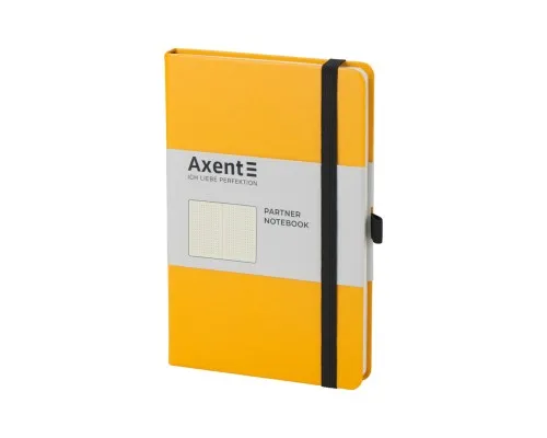 Книга записна Axent Partner 125х195 мм в точку 96 аркушів Жовта (8306-08-A)