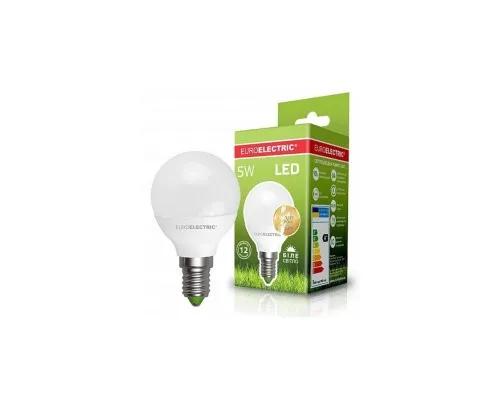 Лампочка EUROELECTRIC LED G45 5W E14 4000K 220V (LED-G45-05144(EE))