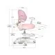 Дитяче крісло Evo-kids Mio Air Pink (Y-307 KP)
