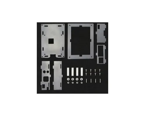 Корпус до промислового ПК Raspberry Pi для PI4 прозорий (Acrylic, for 3.5 inch LCD) (RA575)