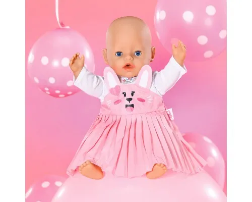 Аксесуар до ляльки Zapf Одяг для ляльки Baby Born - Сукня з зайкою (832868)