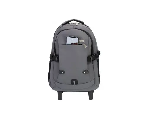 Рюкзак шкільний Optima на коліщатках 17  Grey (O97473)