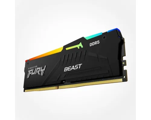 Модуль памяті для компютера DDR5 32GB 6000 MHz Beast RGB Kingston Fury (ex.HyperX) (KF560C40BBA-32)