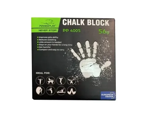 Магнезия PowerPlay Chalk Block 56 г (PP_4005_56g)