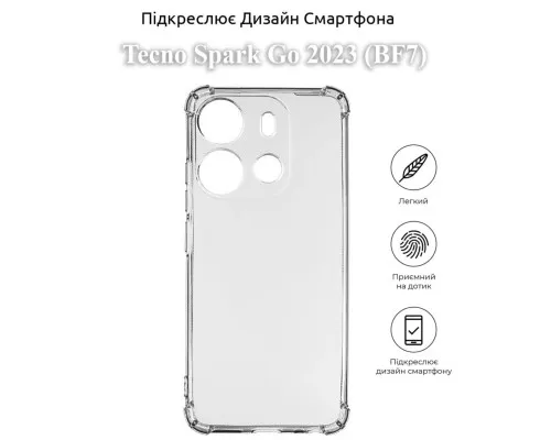 Чехол для мобильного телефона BeCover Anti-Shock Tecno Spark Go 2023 (BF7) Clear (709833)