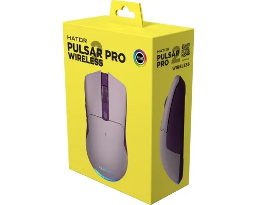 Мышка Hator Pulsar 2 PRO Wireless Lilac (HTM-534)