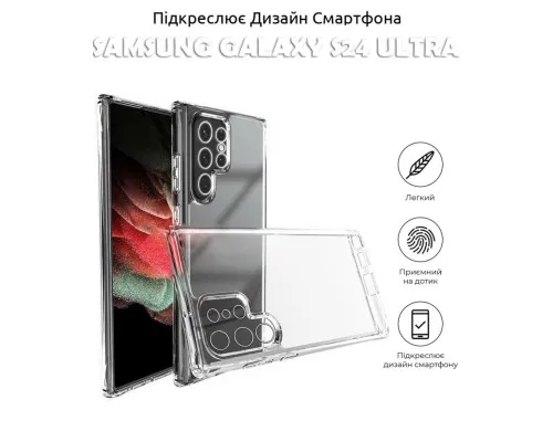 Чохол до мобільного телефона BeCover Samsung Galaxy S24 Ultra Transparancy (710469)