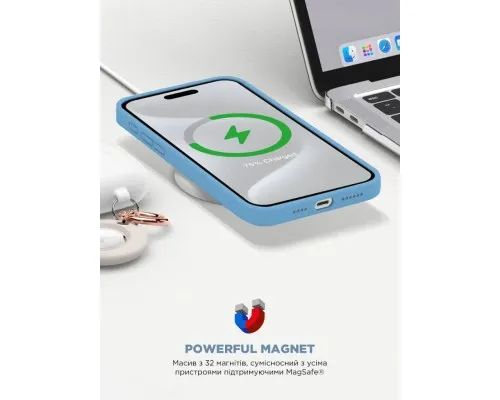 Чохол до мобільного телефона Armorstandart ICON2 MagSafe Apple iPhone 15 Pro Light Blue (ARM77008)