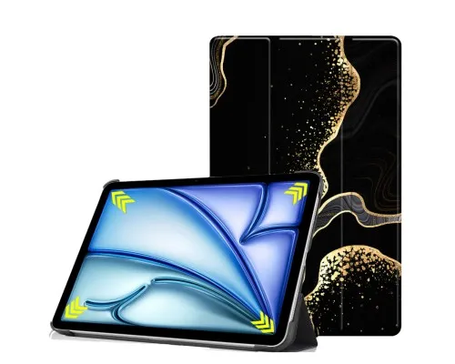 Чохол до планшета BeCover Smart Case Apple iPad Air 11" M2 2024 Black Abstraction (711598)