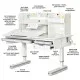Парта Mealux Montreal 2 WG (BD-670-2 WG з полицею)