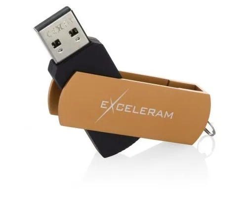 USB флеш накопичувач eXceleram 32GB P2 Series Brown/Black USB 2.0 (EXP2U2BRB32)