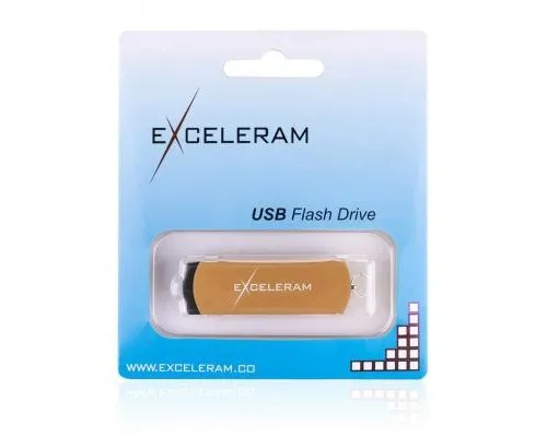 USB флеш накопичувач eXceleram 32GB P2 Series Brown/Black USB 2.0 (EXP2U2BRB32)