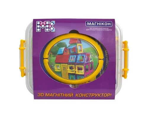 Конструктор Магнікон 84 детали Plastic box (МK-84)