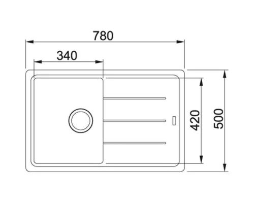 Мойка кухонная Franke BASIS BFG 611-78/114.0258.039