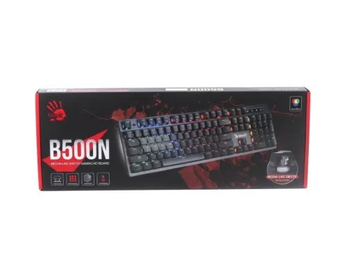 Клавиатура A4Tech Bloody B500N Grey
