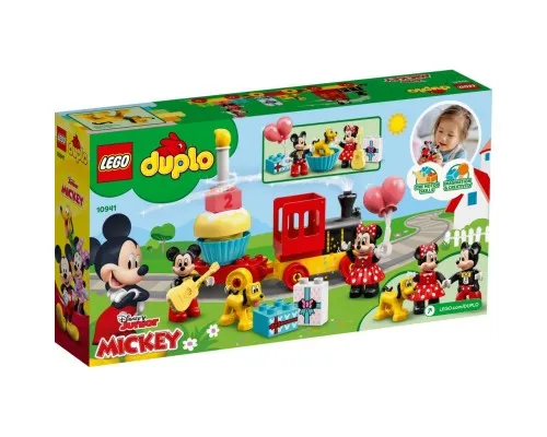 Конструктор LEGO DUPLO Святковий потяг Мікі та Мінні (10941)