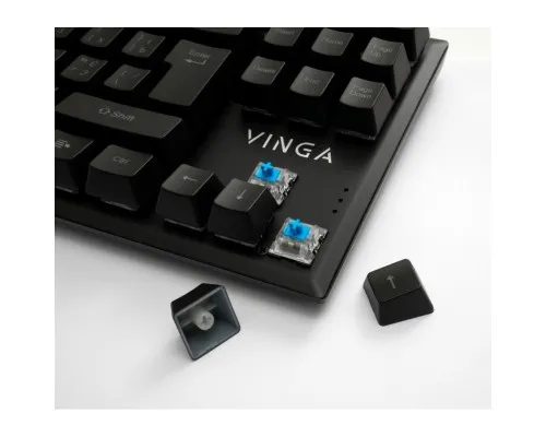 Клавиатура Vinga KBGM-110 87 key LED Blue Switch USB Black (KBGM-110 Black)