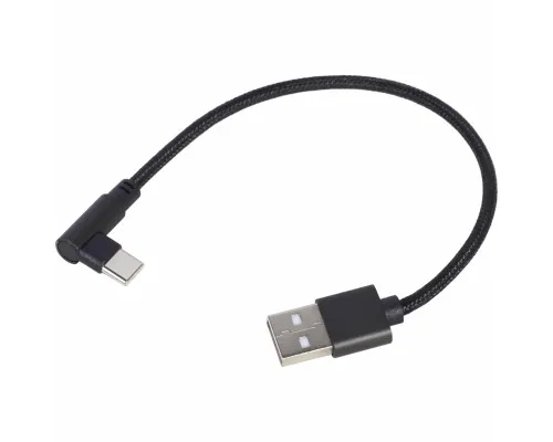 Дата кабель USB 2.0 AM to Type-C 0.2m corner Cablexpert (CC-USB2-AMCML-0.2M)