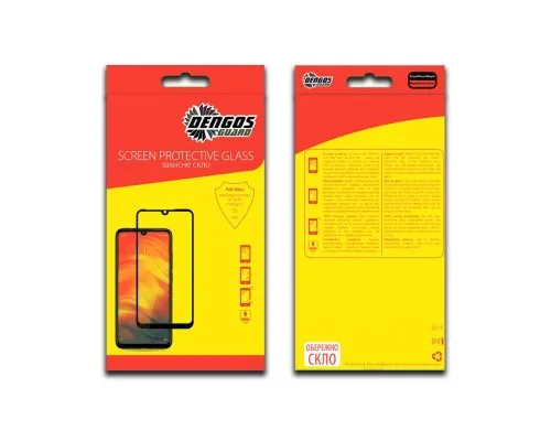 Скло захисне Dengos SuperD для IPhone 13 Pro Max (black) (TGFG-SD-06)