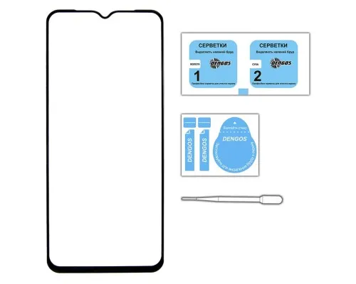 Скло захисне Dengos SuperD для IPhone 13 Pro Max (black) (TGFG-SD-06)