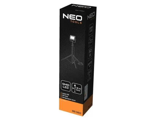 Прожектор Neo Tools алюміній, 220 В, 50Вт, 4500 люмен, SMD LED, кабель 3 м з вил (99-060)