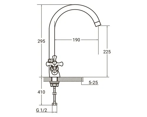 Смеситель AQUATICA PL-4B455C