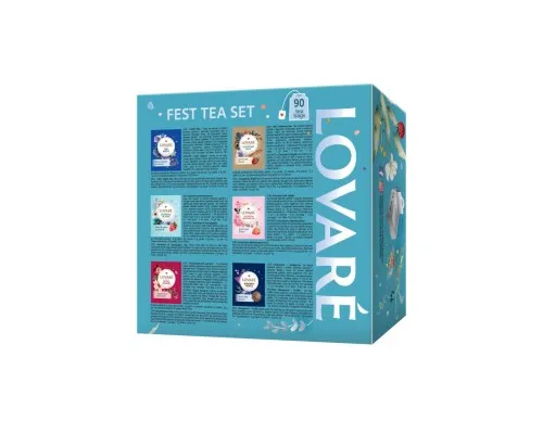 Чай Lovare Fest Tea Set 90 пакетиков ассорти (lv.79907)