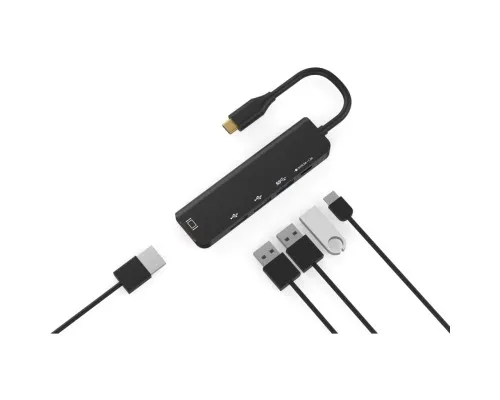 Концентратор XoKo AC-405 Type-C to HDMI+USB 3.0+USB 2.0+Type-C (XK-AC-405)