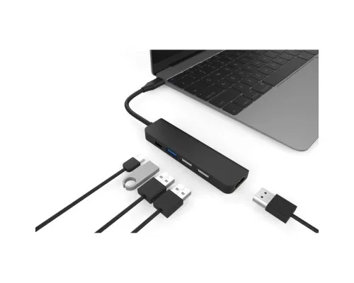 Концентратор XoKo AC-405 Type-C to HDMI+USB 3.0+USB 2.0+Type-C (XK-AC-405)