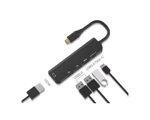 Концентратор XoKo AC-405 Type-C to HDMI+USB 3.0+USB 2.0+Type-C (XK-AC-405)