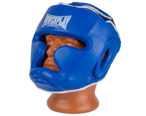 Боксерський шолом PowerPlay 3100 PU Синій S (PP_3100_S_Blue)