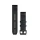 Ремінець до смарт-годинника Garmin QuickFit 22 Watch Bands, Black with Black Stainless Steel Hardware (010-12901-00)