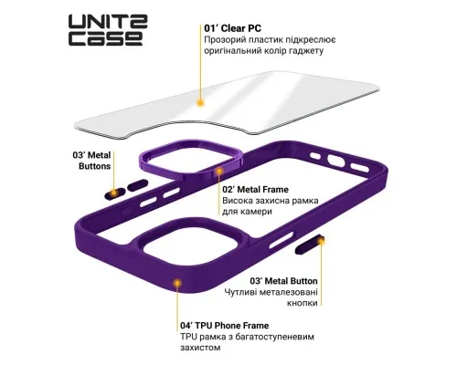 Чехол для мобильного телефона Armorstandart UNIT2 Apple iPhone 15 Pro Purple (ARM69983)