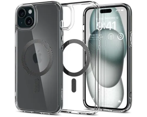 Чехол для мобильного телефона Spigen Apple iPhone 15 Plus Ultra Hybrid MagFit Carbon Fiber (ACS06663)