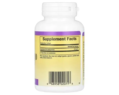 Антиоксидант Natural Factors Коэнзим Q10, 100 мг, Coenzyme Q10, 60 гелевых капсул (NFS-02071)