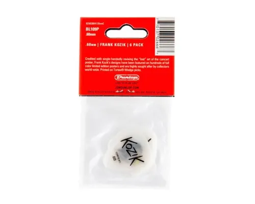 Медіатор Jim Dunlop Frank Kozik Pick .60mm 6 шт. (BL109P.60)