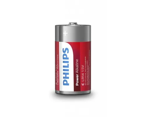 Батарейка Philips C LR14 Power Alkaline * 2 (LR14P2B/10)