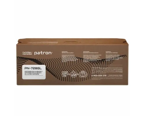 Картридж Patron CANON 728 GREEN Label (PN-728GL)
