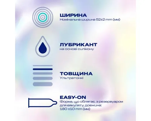 Презервативы Durex Invisible латексные с силиконовой смазкой ультратонкие 3 шт. (5052197049589)