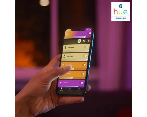Настольная лампа Philips Hue Iris, Color, BT, DIM, біла (929002376101)