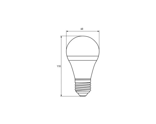 Лампочка EUROELECTRIC LED А60 10W E27 4000K 220V (LED-A60-10274(EE))