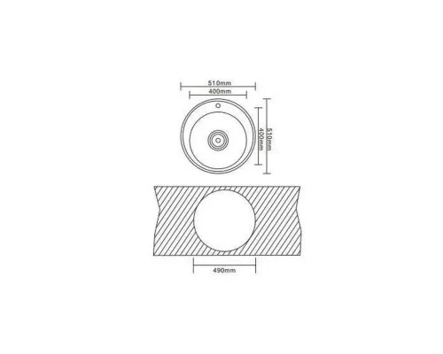 Мойка кухонная Interline RONDO sateen