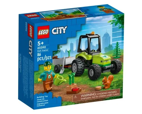 Конструктор LEGO City Трактор в парке 86 деталей (60390-)