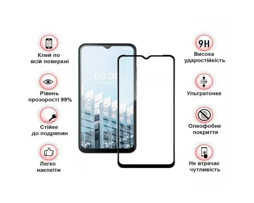 Скло захисне BeCover Tecno Pop 6 Pro (BE8) Black (708556)