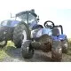 Веломобиль Falk New Holland трактор на педалях с прицепом Синий (3090B)