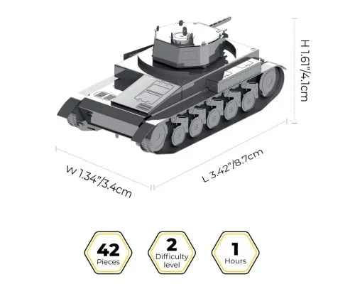 Конструктор Metal Time колекційна модель Pz.Kpfw. II (MT060)