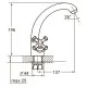 Смеситель AQUATICA PL-4B355C