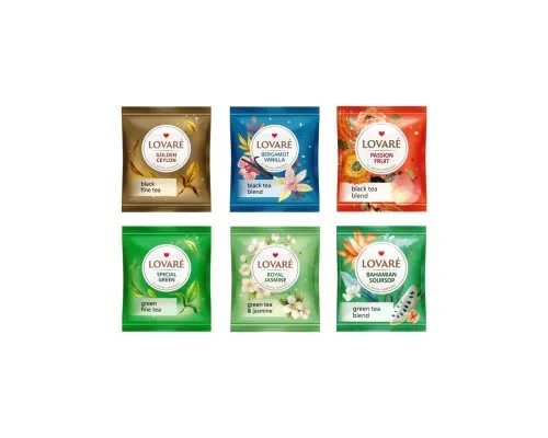 Чай Lovare Prime Tea Set 90 пакетиків асорті (lv.79914)