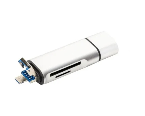 Концентратор XoKo AC-440 Type-C USB 3.0 and MicroUSB/SD Card Reader (XK-AС-440)